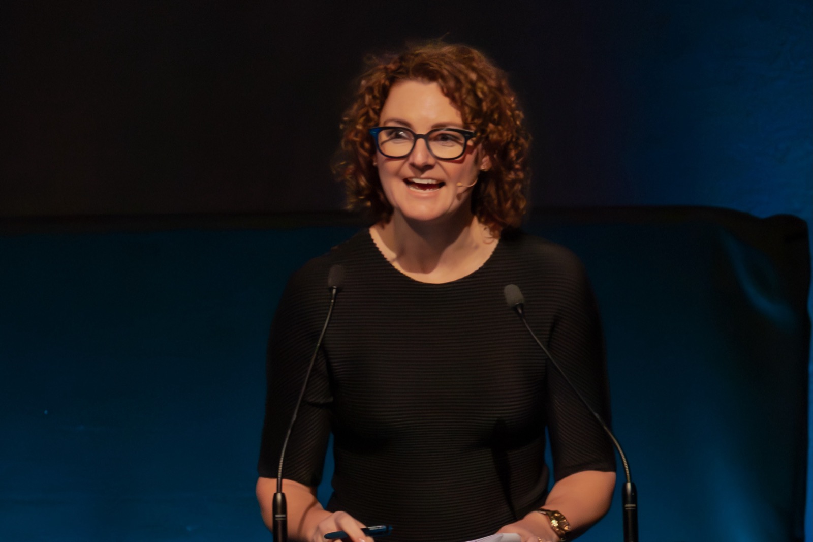 Angela Stengel at ACMI Future of Films event, 2026