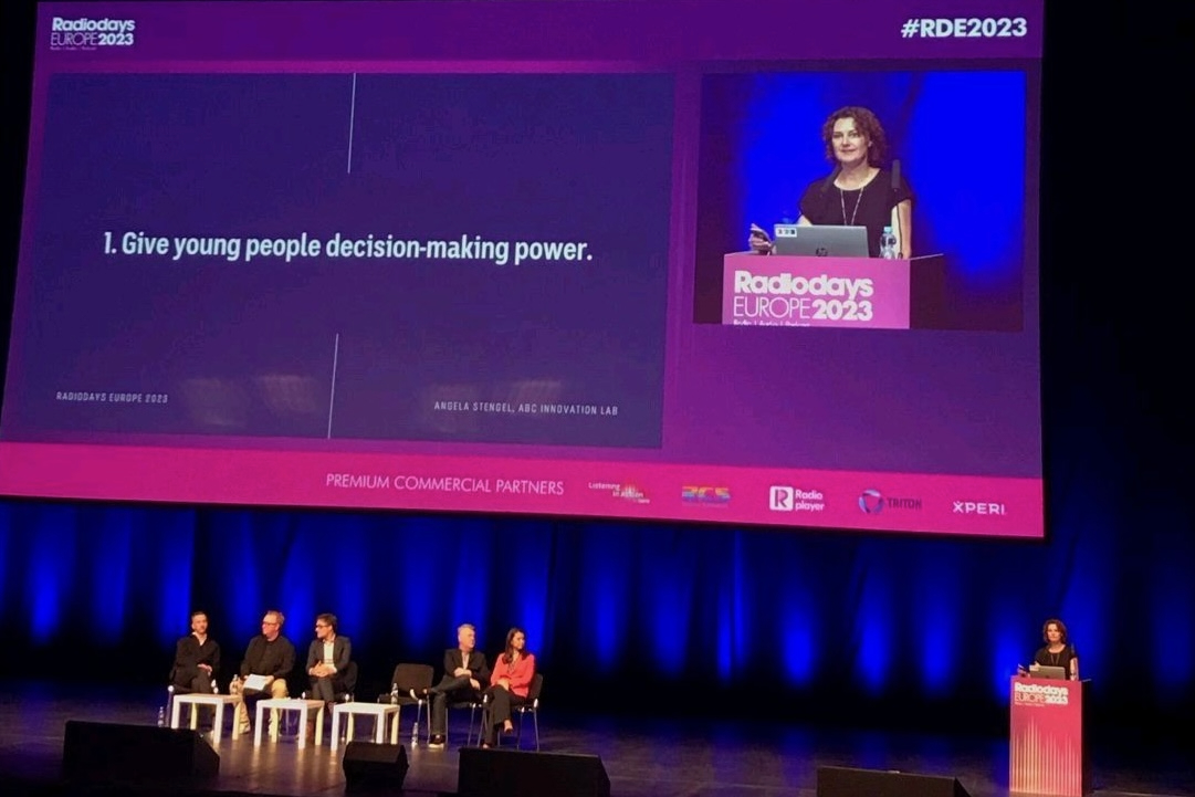 Angela Stengel at Radio Days Europe, Prague, 2023
